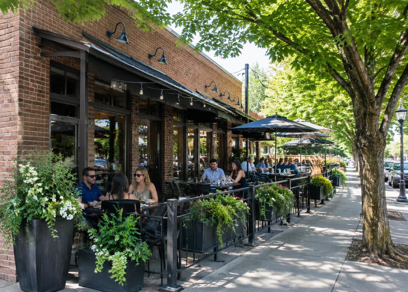 Representative photograph for dining & shopping