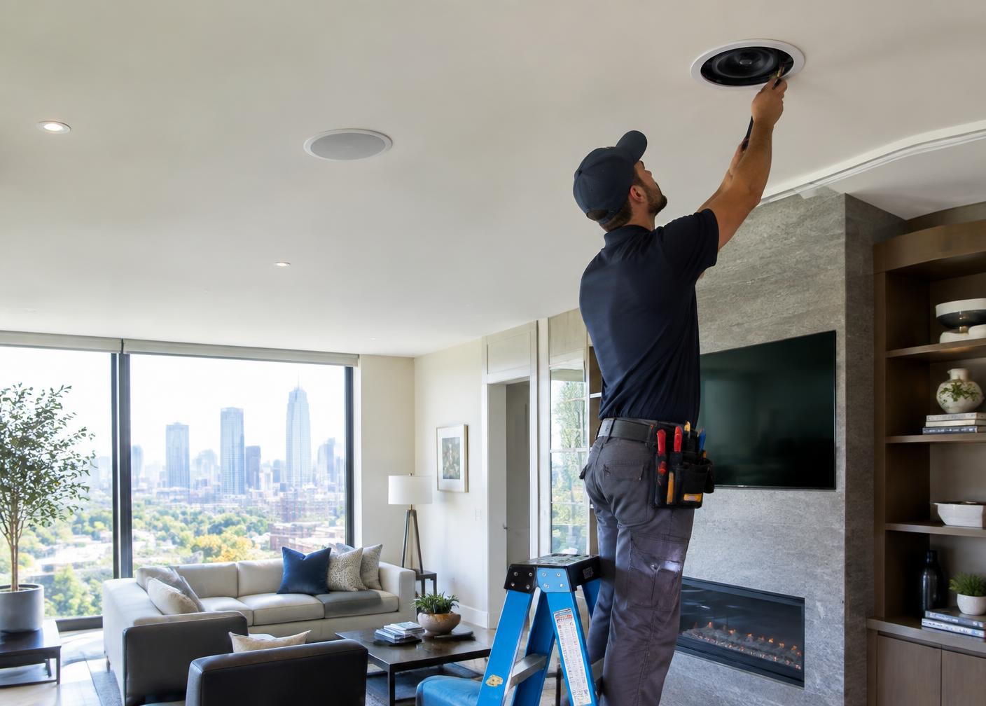 Representative photograph illustrating home technology